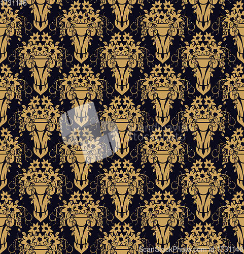 Image of Damask Seamless Pattern