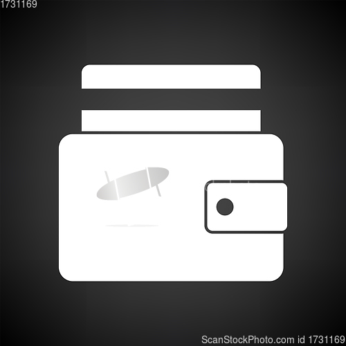 Image of Credit Card Get Out From Purse Icon