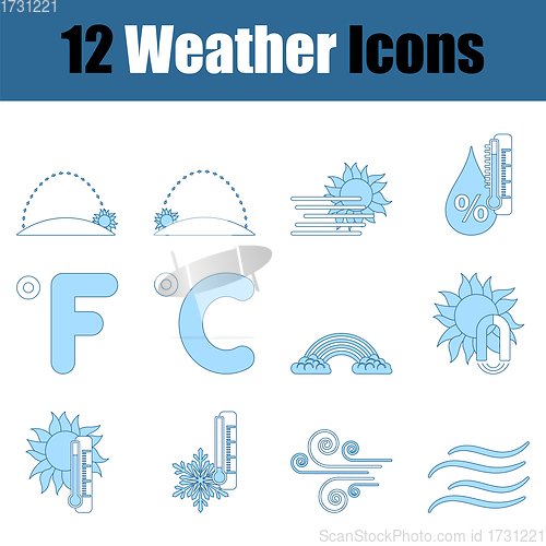 Image of Weather Icon Set