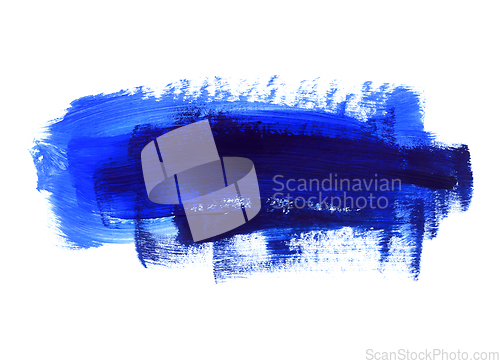 Image of Blue and dark blue hand drawn texture on white background