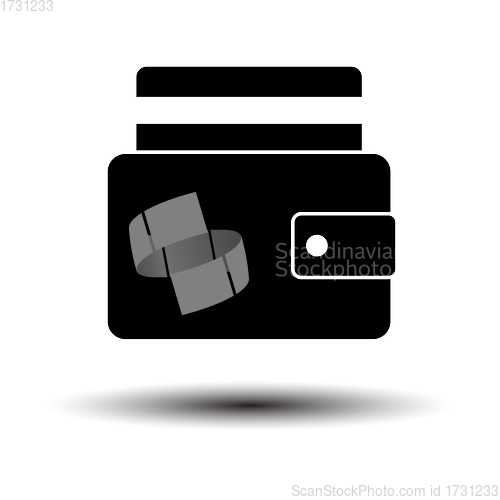 Image of Credit Card Get Out From Purse Icon