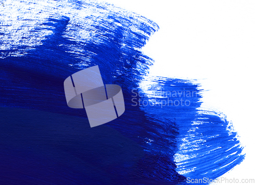 Image of Blue and white hand drawn paint background