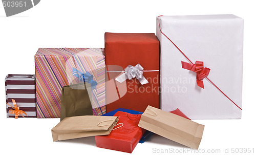 Image of Stacks of gifts