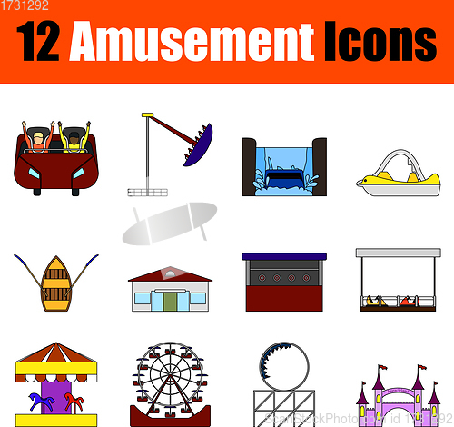 Image of Amusement Icon Set