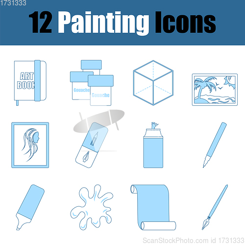 Image of Painting Icon Set