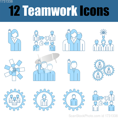 Image of Teamwork Icon Set