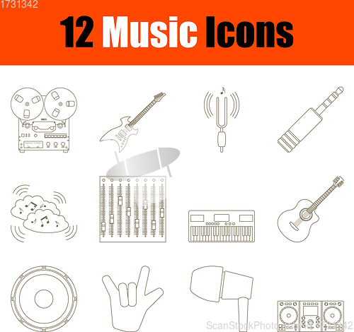 Image of Music Icon Set