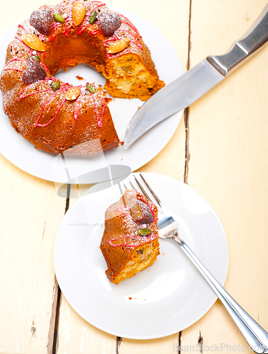 Image of chestnut cake bread dessert