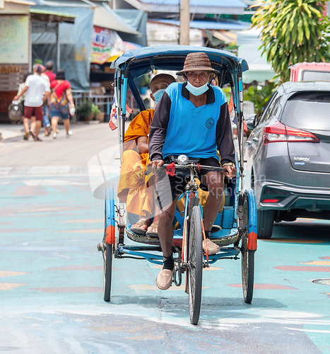 Image of Rickshaw in Tha Chalom, Thailand