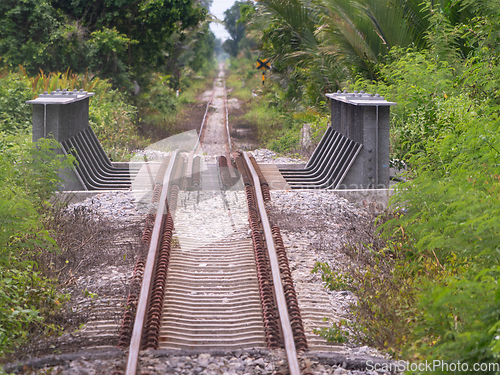 Image of Small railway bridge in Thailand