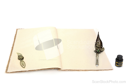 Image of Ancient Style Stationery Writing Equipment