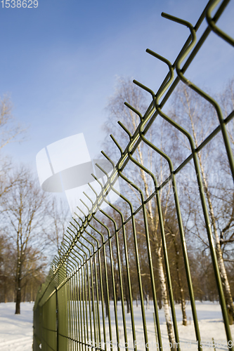 Image of part of the metal lattice