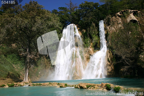 Image of Beautiful waterfall