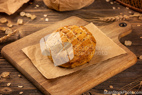 Image of Savory scones with roasted pork cracklings