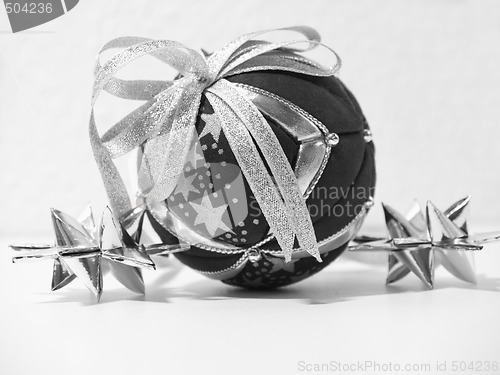 Image of X-mas - Black and white christmas decoration