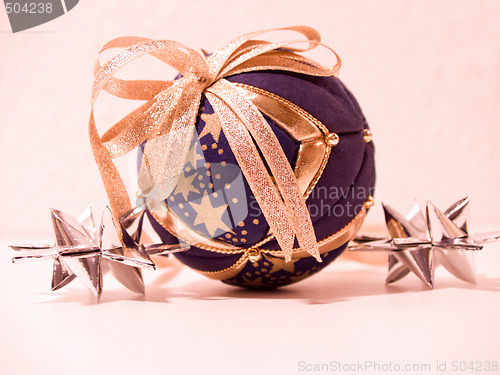 Image of X-mas - Close up of a christmas decoration