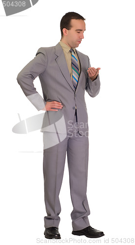 Image of Businessman Waiting