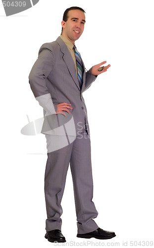 Image of Waiting Businessman