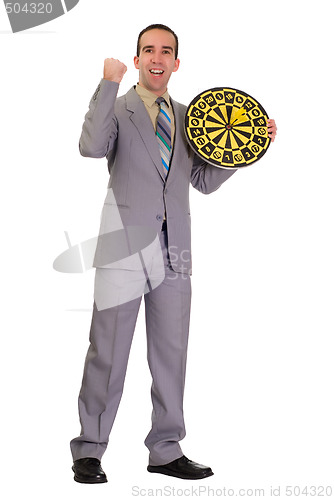 Image of Ecstatic Businessman