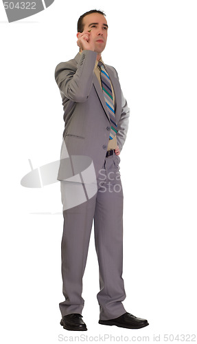 Image of Businessman Throwing Darts