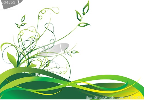 Image of Spring floral background