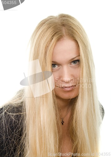 Image of pretty smiling woman