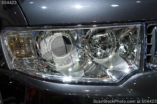 Image of Headlight of car