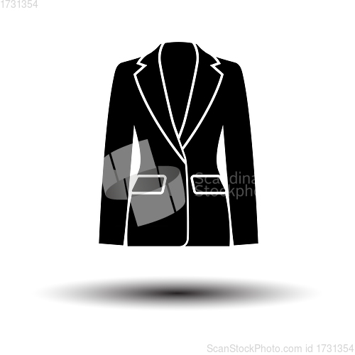 Image of Business Woman Suit Icon