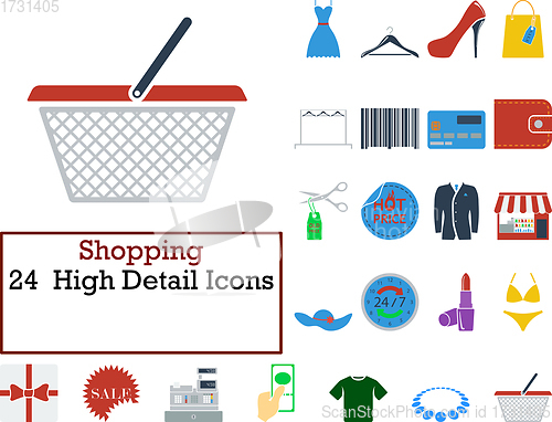 Image of Shopping Icon Set