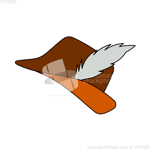 Image of Icon Of Hunter Hat With Feather