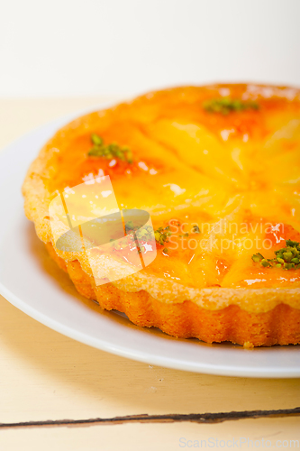 Image of fresh pears pie dessert cake