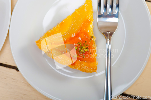 Image of fresh pears pie dessert cake