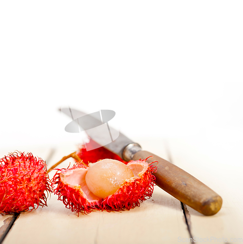 Image of fresh rambutan fruits