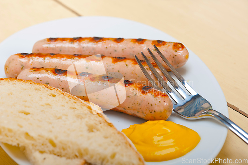 Image of traditional German wurstel sausages