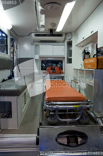 Image of Interior of ambulance