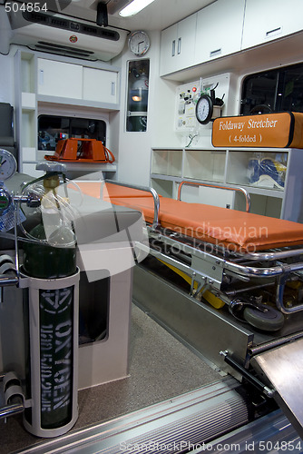 Image of Interior of ambulance