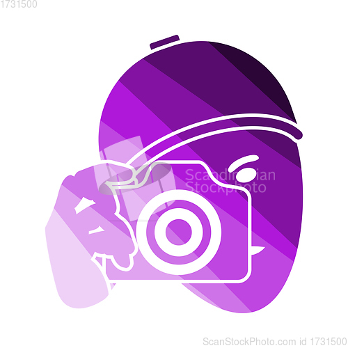 Image of Detective With Camera Icon