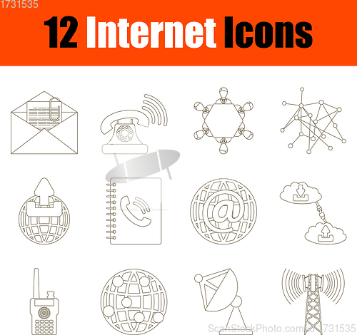 Image of Internet Icon Set