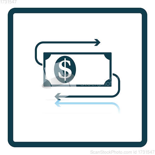 Image of Cash Back Dollar Banknote Icon