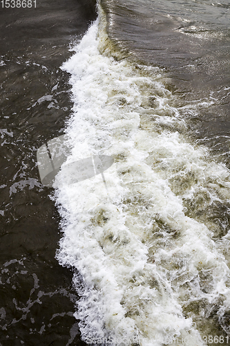 Image of water surface on the sea