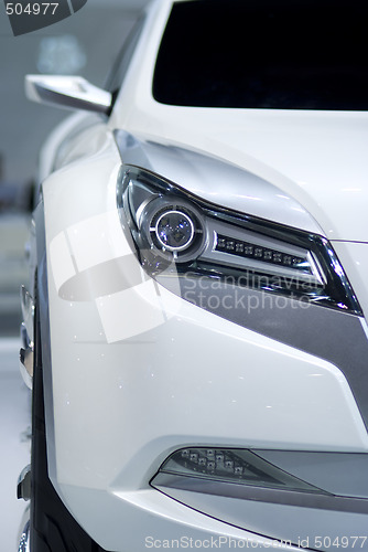 Image of White concept car