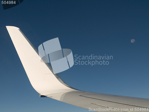 Image of Airliner wing