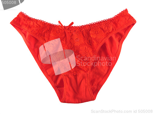 Image of red panties