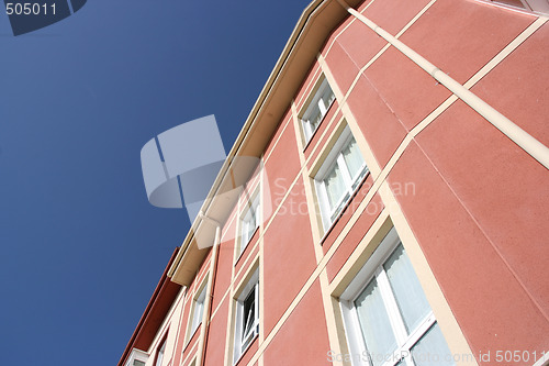 Image of Abstract apartment building