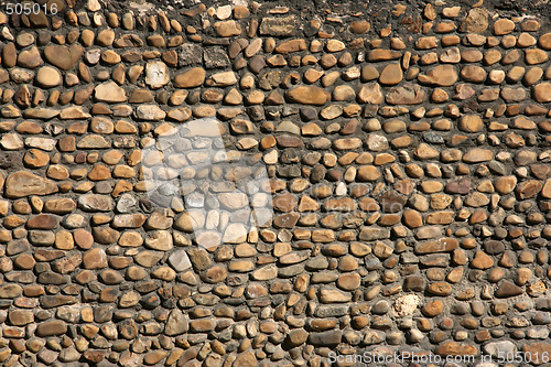 Image of Pebble wall