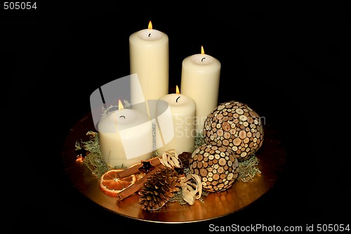 Image of Beautiful advent wreath