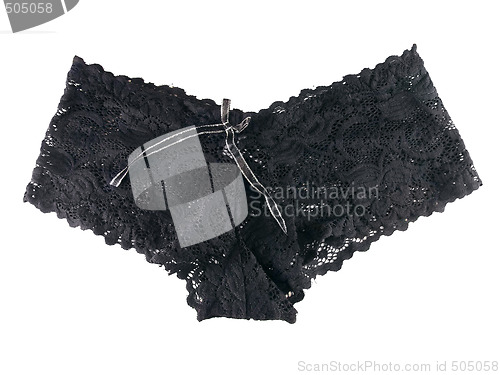 Image of Black panties 