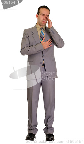 Image of Crying Businessman