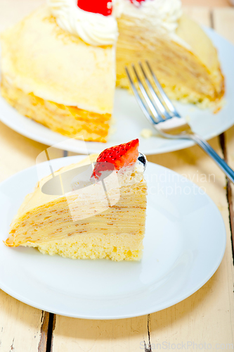 Image of crepe pancake cake