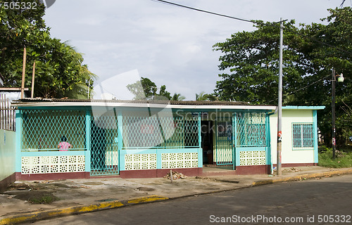 Image of editorial retail store market corn island nicaragua